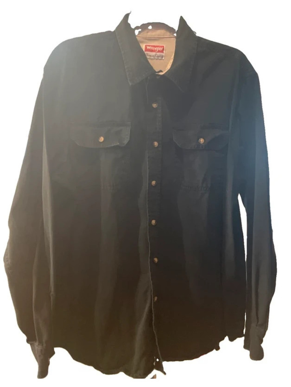 Men’s Black Wrangler Button Down Shirt